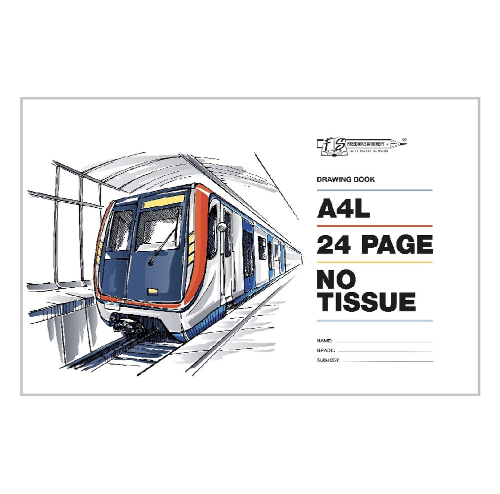 24 Pages A4L Drawing books - No Tissue