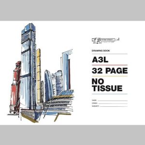 32 Pages A3L Drawing books - No Tissue