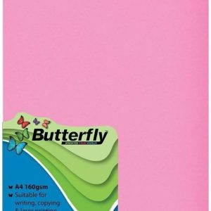 Board - A4 160gsm Pastel - Pack of 50 (Pink)