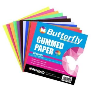 Gummed Paper - 90gsm 20 Sheets (150x150mm)