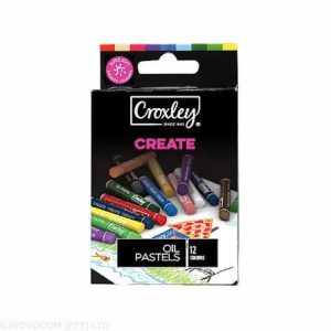 Oil pastels round 12's