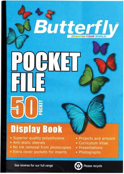 Pocket File - A4 50µm - 50 Page Display Book